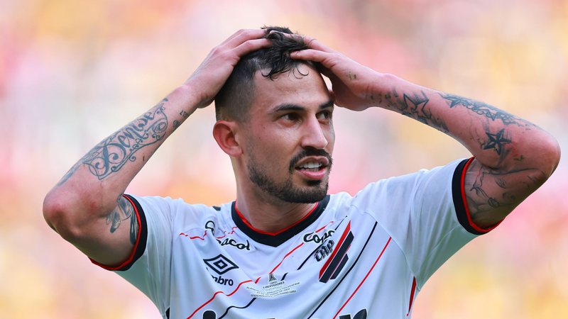 Pedro Henrique, do Athletico-PR, na final da Libertadores 2022 - Getty Images