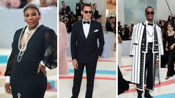 Serena Willians, Roger Federer e Shai Gilgeous-Alexander no Met Gala 2023 - Foto: Divulgação/Instagram