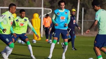 Seleção Brasileira Sub-20 em treino - Reprodução/Twitter