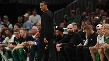 Joe Mazzulla abriu o jogo sobre a derrota dos Celtics para o Heat na NBA - GettyImages