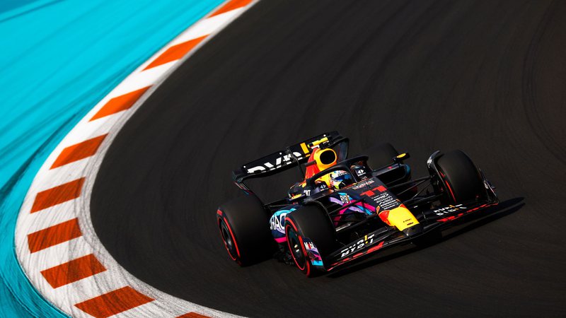 Classificatória GP de Miami: Pérez pole, Verstappen e Hamilton erram - Getty Images
