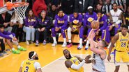 Nikola Jokic chamou a responsabilidade contra os Lakers e deixou LeBron James sem palavras - GettyImages