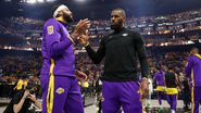 LeBron James abriu o jogo sobre os Lakers e falou sobre a vitória em cima dos Warriors nos playoffs da NBA - GettyImages
