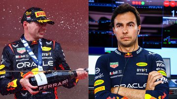 Max Verstappen e Sergio Pérez, pilotos da F1 pela Red Bull - Getty Images