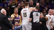 Jokic viu a NBA tomar uma decisão após a cotovelada polêmica em Suns x Nuggets - GettyImages