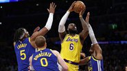 Los Angeles Lakers bate o Golden State Warriors na NBA - Getty Images