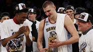 Nikola Jokic é o grande nome dos Nuggets nesta temporada dos playoffs da NBA; LeBron James tirou o chapéu para o craque - GettyImages