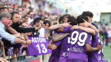 Grito de ‘Vai, Corinthians!’ marca festa no vestiário da Fiorentina - GettyImages