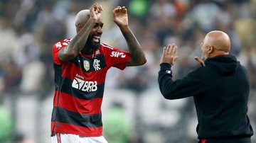 Jorge Sampaoli ficou satisfeito com a goleada do Flamengo em cima do Vasco, mas o foco está na Libertadores - GettyImages