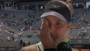 Bia Haddad não segurou as lágrimas após fazer história em Roland Garros 2023 e superou Ons Jabeur - Reprodução/Star+