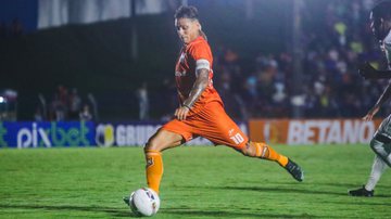 Camboriú: Dudu comemora gol e destaca retorno ao G-4 da Série D - Divulgação/ Camboriú