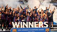 Barcelona ergueu a taça da Champions Feminina - GettyImages