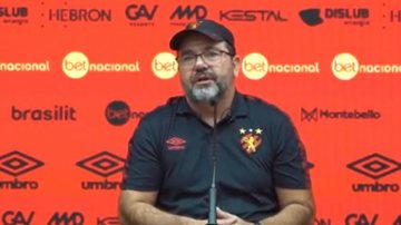 Enderson Moreira, técnico do Sport - Reprodução/Youtube