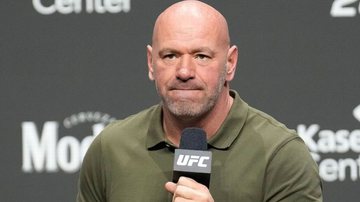 Dana White, presidente do UFC, durante coletiva de imprensa - Foto: Louis Grasse/Getty Images