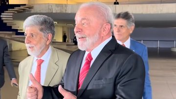 Lula comemora a vitória do Corinthians no Palácio Itamaraty - Reprodução/Instagram