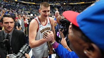 Jokic terminou a temporada de 2022/23 com o título da NBA pelos Nuggets e a conquista do MVP - Reuter - Kyle Terada