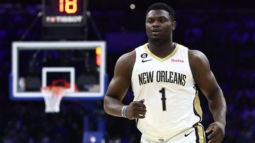 Zion Williamson, do Pelicans, na NBA - Getty Images