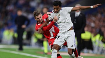 Rodrygo se posicionou em relação a polêmica que se envolveu com o Valencia; jogador do Real Madrid defendeu Vini Jr - Reuters - VIOLETA SANTOS MOURA