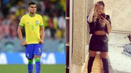 Sinttya Ramos conversou com exclusividade ao SportBuzz e trouxe detalhes do relacionamento que teve com Casemiro - GettyImages / Reprodução - Instagram