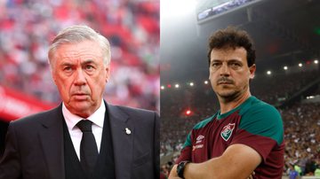 Carlo Ancelotti (à esq.) e Fernando Diniz (à dir.) - Getty Images