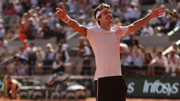 Thiago Wild venceu a segunda em Roland Garros e segue na briga pelo título do Aberto da França - GettyImages