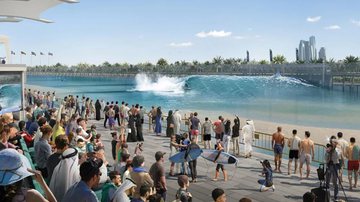 Abu Dhabi terá a maior onda artificial do mundo - Foto: Reprodução/Twitter