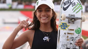 Rayssa Leal é uma das esperanças brasileiras do Pro Tour de Roma 2023 - Foto: Karim Sahib/AFP
