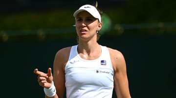 Bia Haddad não ficou satisfeita após a sua segunda vitória em Wimbledon - GettyImages