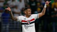 O São Paulo não economizou nas brincadeiras após eliminar o Palmeiras na Copa do Brasil - GettyImages