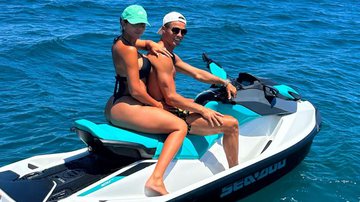 Cristiano Ronaldo aproveitou férias em jet ski de luxo - Reprodução Instagram