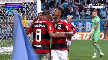 Chutou ou não? Thiago Maia avalia gol em vitória do Flamengo - Transmissão/ Sportv