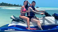 Lionel Messi está aproveitando um período de descanso ao lado da mulher - Reprodução Instagram