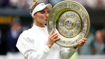 Marketa Vondrousova não deu chances para Ons Jabeur em Wimbledon 2023 - GettyImages