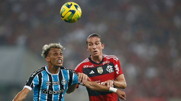 Filipe Luís, do Flamengo, na Copa do Brasil 2023 - Getty Images