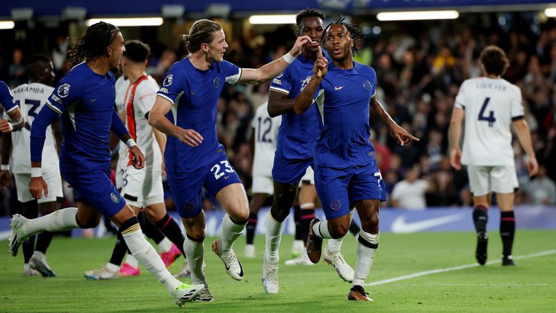 Com show de Sterling, Chelsea vence o Luton Town com tranquilidade - Getty Images