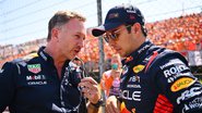 Christian Horner e Sergio Pérez, da Red Bull Racing - Getty Images