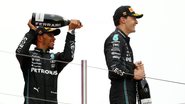 Lewis Hamilton e George Russell, pilotos da Mercedes - Getty Images