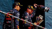 Sergio Pérez e Max Verstappen, da Red Bull Racing, na F1 - Getty Images
