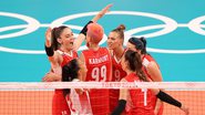 Hande Baladin defende a seleção turca de vôlei - Getty Images
