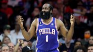 A NBA vai se envolver na polêmica dos bastidores do Philadelphia 76ers. De acordo com a “ESPN” norte-americana, a liga investigará as duras falas de James Harden sobre Daryl Morey, presidente de operações de basquete da franquia. A investigação foi iniciad - GettyImages