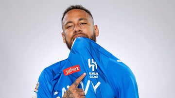 Craque brasileiro Neymar Jr, que recentemente foi contratado pelo Al Hilal, da Arábia Saudita, se mostra empolgado com novo desafio em sua vida - Divulgação / Al Hilal