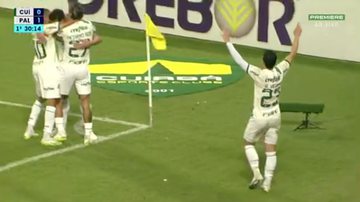 Palmeiras vence Cuiabá no Brasileirão - Reprodução Premiere