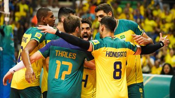 Brasil venceu mais uma no Sul-Americano - Mauricio Val / FVImagem / CBV