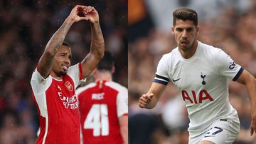 Arsenal x Tottenham na Premier League - Getty Images