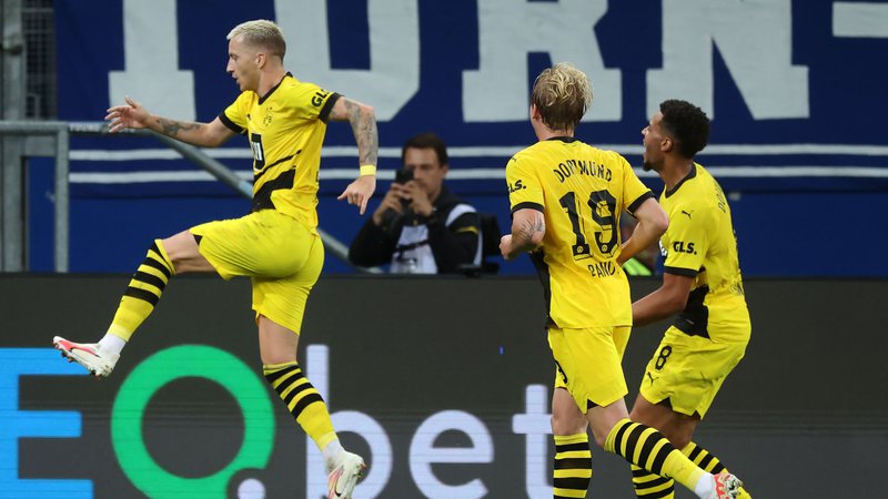 Mesmo com expulsão, Borussia Dortmund vence o Hoffenheim - Getty Images