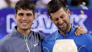 Djokovic comemora temporada e elogia Alcaraz - Getty Images