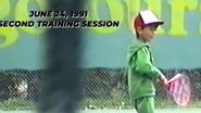 Vídeo: imagens de Djokovic treinando aos quatro anos viralizam - Reprodução