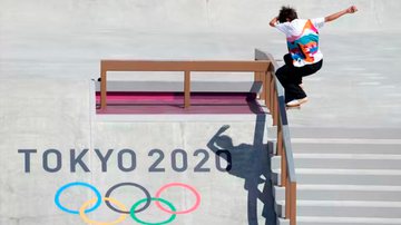 Skate estreou nos Jogos de Tóquio - Divulgação/COI