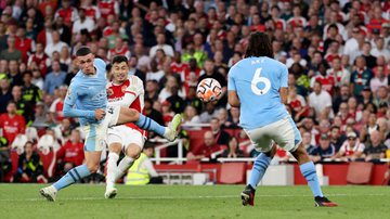 Arsenal marcou no fim e venceu o clássico - Getty Images