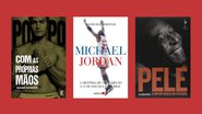 Saiba mais sobre a vida e a carreira sobre algumas das maiores personalidades do mundo esportivo com essas biografias - Créditos: Reprodução/Amazon